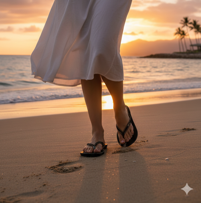 Step Out in Comfort: Sunite Women's Elegant Maroon Flip-Flops - Image 2
